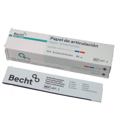 Papel de articular becht librito * 12u.