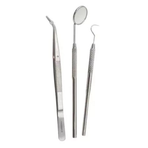 Kit pinza ,espejo,explorador belkys