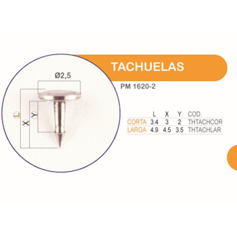 Tachuela corta * 5 un.