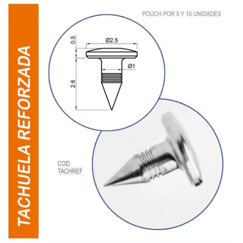 Tachuela cortas reforzadas * 5 un.