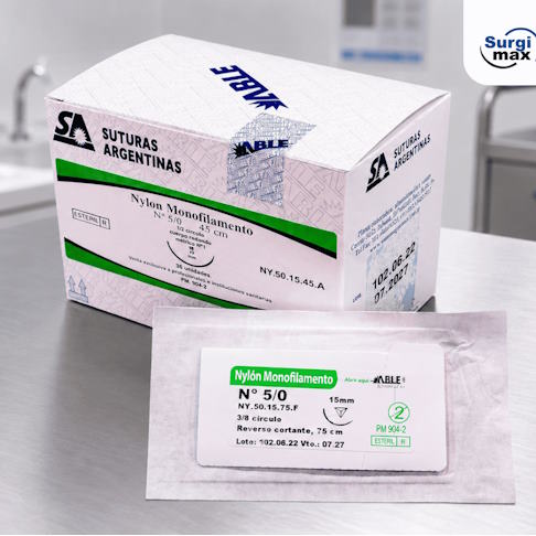 Aguj nylon n/abs able 5-0 3/8 20mm 36u.